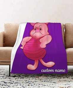 Personalized Disney Piglet Quilt Blanket - Great Gifts for Family and Home Decoration