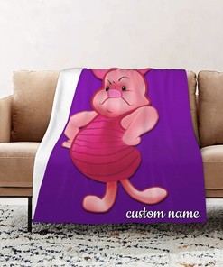 Personalized Disney Piglet Quilt Blanket - Great Gifts for Family and Home Decoration