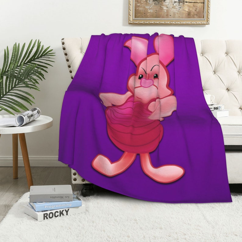 Personalized Disney Piglet Quilt Blanket - Great Gifts for Family and Home Decoration - Image 3