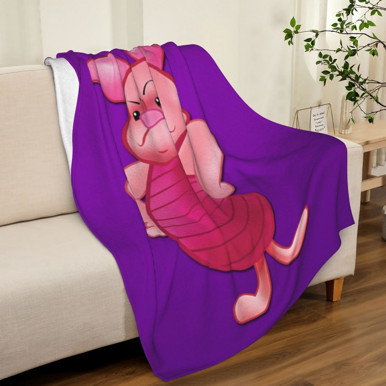 Personalized Disney Piglet Quilt Blanket - Great Gifts for Family and Home Decoration - Image 4