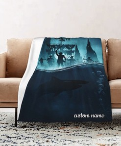 Personalized Disney Pirates Of The Caribbean3 Quilt Blanket - Ideal for Home Decoration and Sofa Blanket