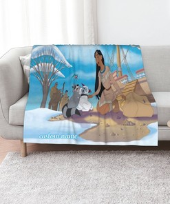 Personalized Disney Pocahontas II Journey to a New World Quilt Blanket Bedding Set for Home Decoration