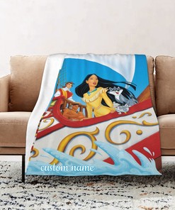 Personalized Disney Pocahontas II Journey to a New World Quilt Blanket - Suitable for Home Decoration and Sofa Blanket