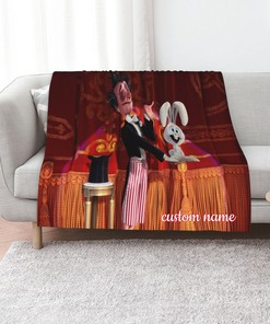 Personalized Disney Presto Quilt Blanket for Sofa and Living Room Decor