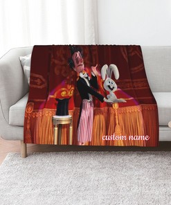 Personalized Disney Presto Quilt Blanket for Sofa and Living Room Decor