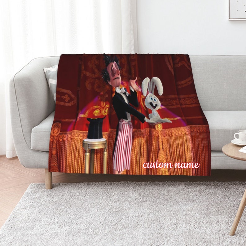 Personalized Disney Presto Quilt Blanket for Sofa and Living Room Decor - Image 2