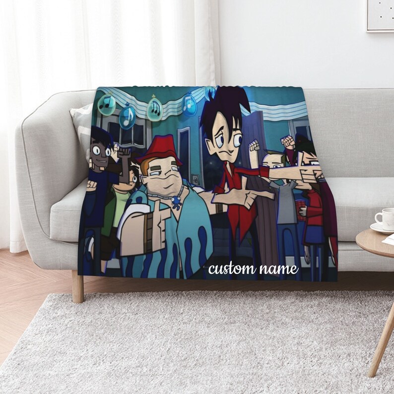 Personalized Disney Randy Cunningham Blanket Quilt Bedding Set for Home Decor - Great Gifts for Family - Image 2