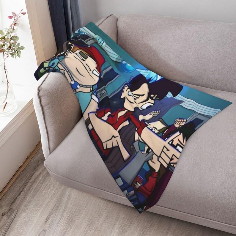 Personalized Disney Randy Cunningham Blanket Quilt Bedding Set for Home Decor - Great Gifts for Family - Image 4