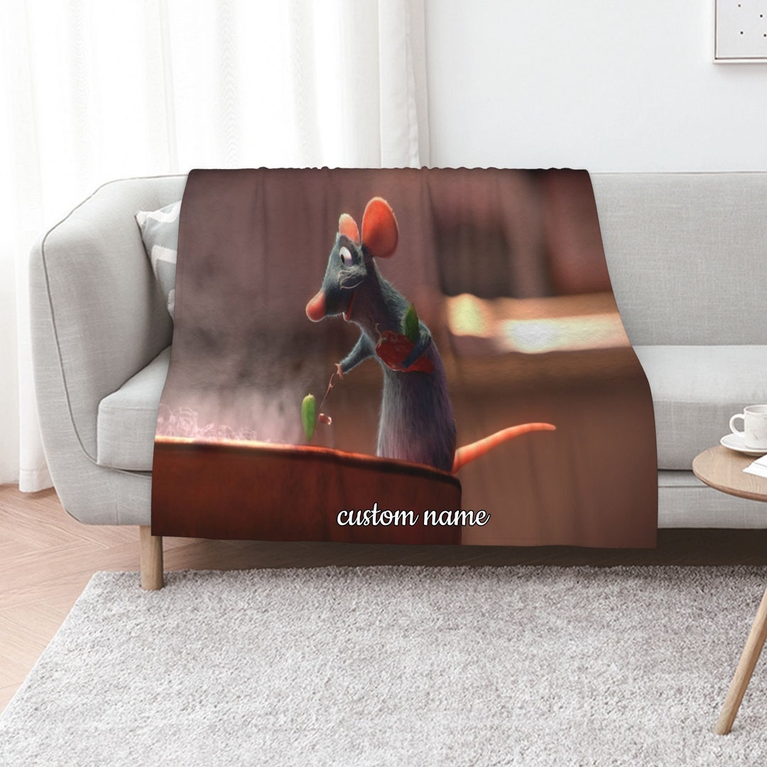 Personalized Disney Ratatouille Quilt Blanket - Perfect for Bedroom Decor and Home Decoration