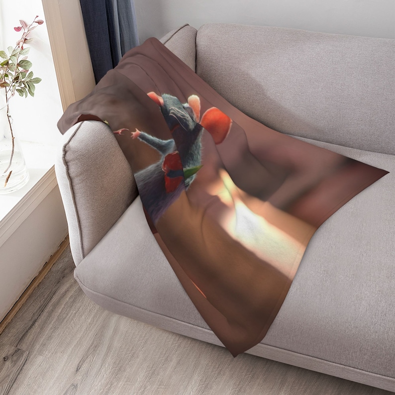 Personalized Disney Ratatouille Quilt Blanket - Perfect for Bedroom Decor and Home Decoration - Image 4