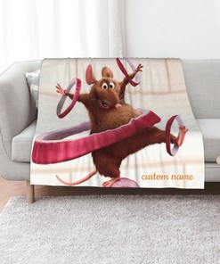 Personalized Disney Ratatouille Quilt Blanket Set - Suitable for Home Decoration and Picnic