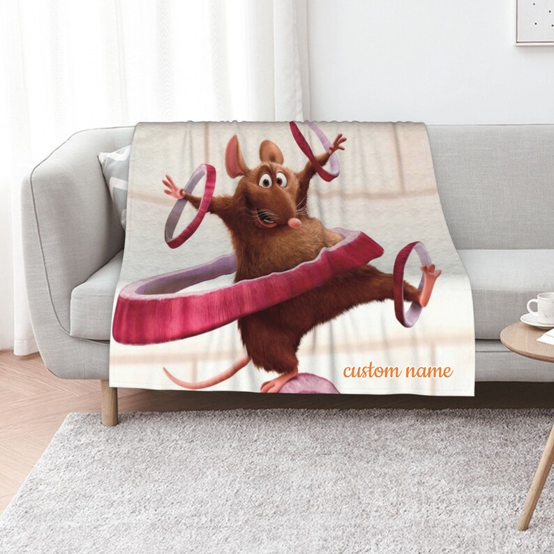 Personalized Disney Ratatouille Quilt Blanket Set - Suitable for Home Decoration and Picnic - Image 2