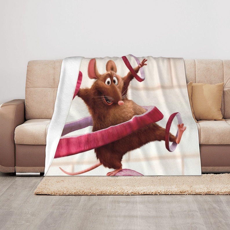 Personalized Disney Ratatouille Quilt Blanket Set - Suitable for Home Decoration and Picnic - Image 3