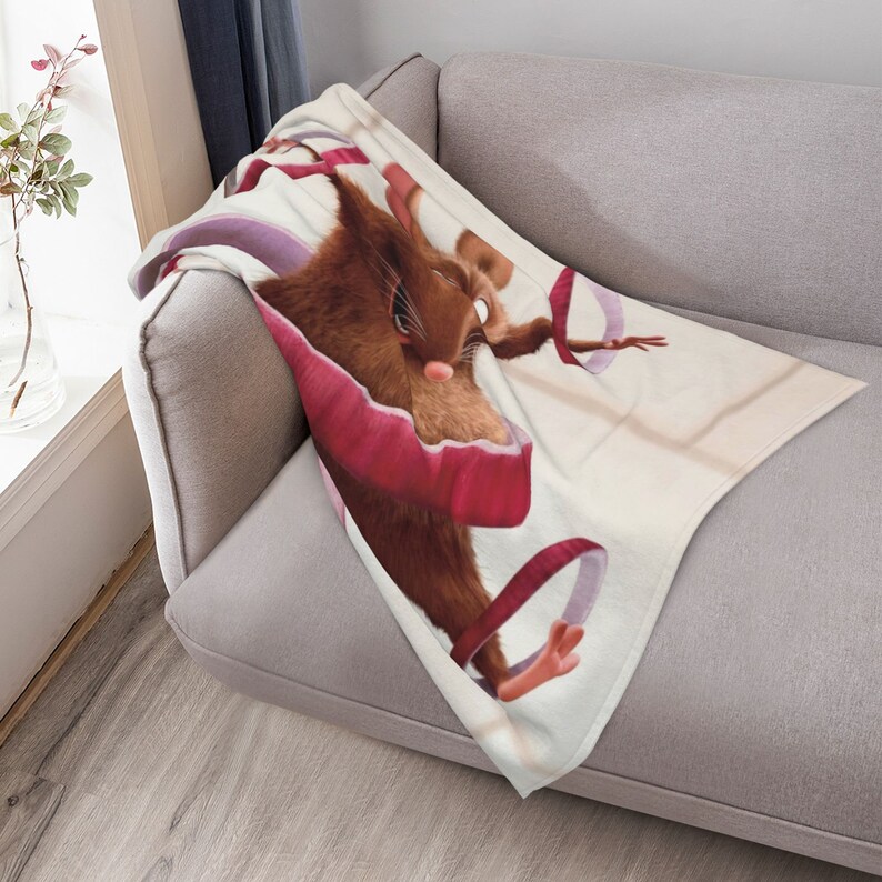 Personalized Disney Ratatouille Quilt Blanket Set - Suitable for Home Decoration and Picnic - Image 4
