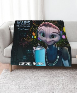 Personalized Disney Roving Mars Quilt Blanket for Home Decor and Picnic - Great Gifts for Family