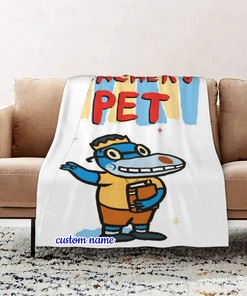 Personalized Disney Teacher's Pet Quilt Blanket Bedding Set for Picnic and Living Room Decor