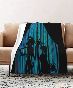 Personalized Disney The Haunted Mansion Quilt Blanket Set - Perfect for Bedroom Decor and Home Decoration