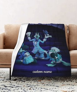Personalized Disney The Haunted Mansion Quilt Blanket for Sofa and Living Room Decor