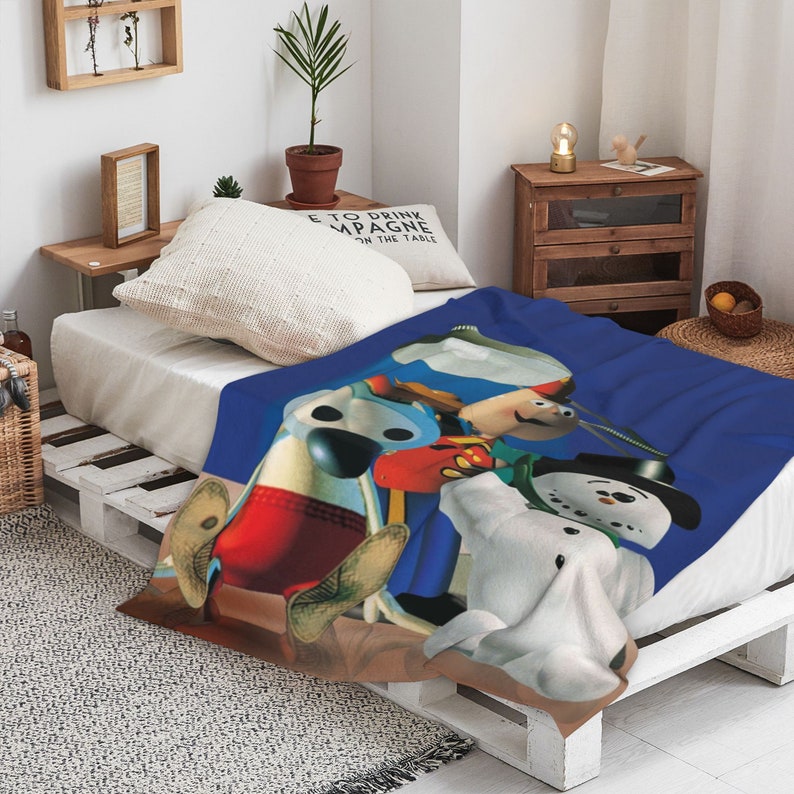 Personalized Disney Tin Toy Quilt Blanket for Home Decoration and Sofa - Image 4