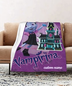 Personalized Disney Vampirina Quilt Bedding Set Blanket for Home Decor and Picnic - Great Gifts for Family