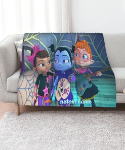 Personalized Disney Vampirina Quilt Blanket Bedding Set for Home Decoration and Picnic