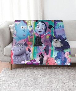 Personalized Disney Vampirina Quilt Blanket for Home Decoration and Sofa