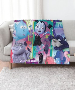 Personalized Disney Vampirina Quilt Blanket for Home Decoration and Sofa