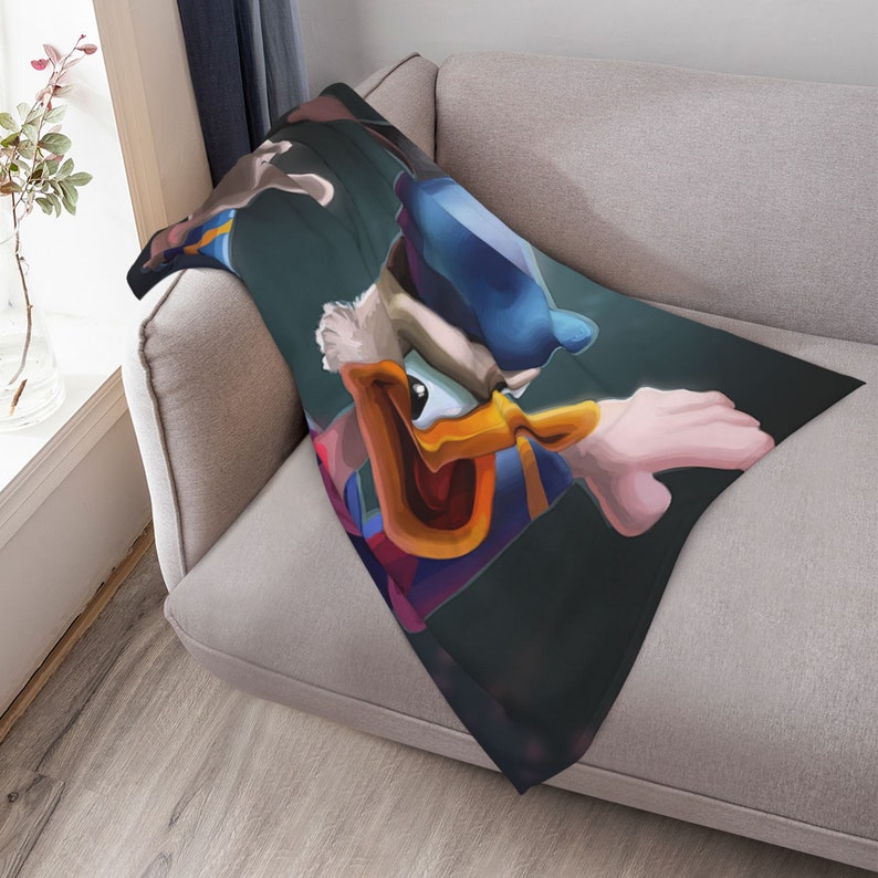 Personalized Donald Duck Quilt Blanket - Great for Bedroom Decor and Home Decoration - Image 3