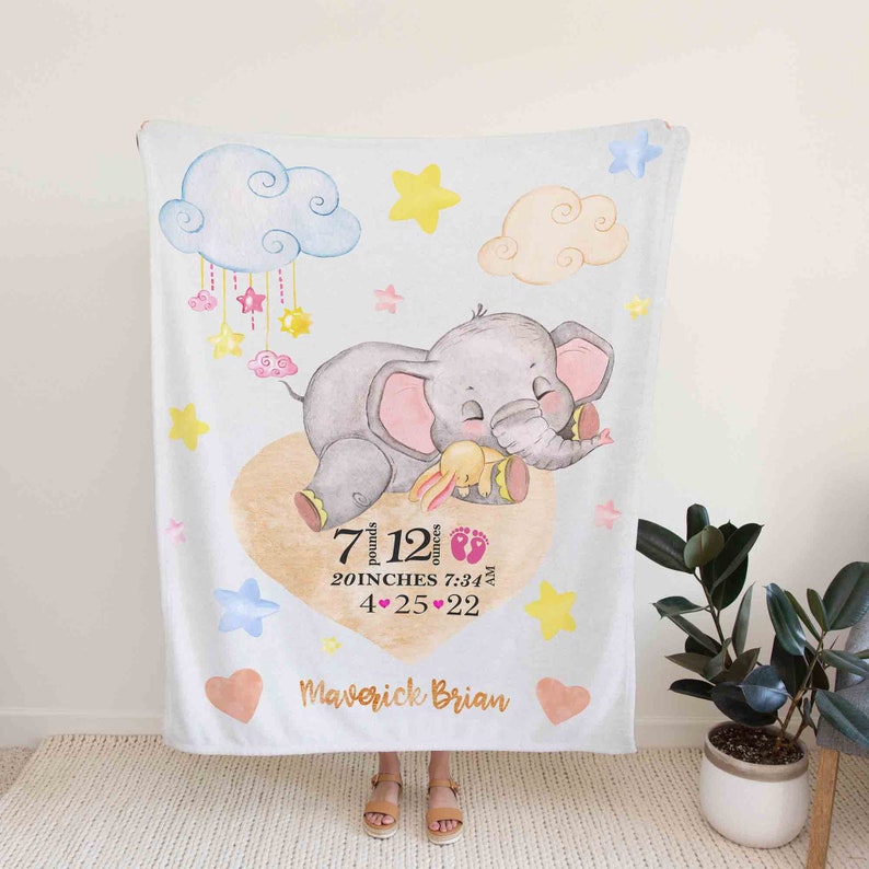 Personalized Elephant Blanket for Love - Perfect for Bedroom Decor - Image 2
