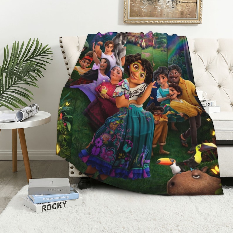 Personalized Encanto Quilt Blanket Bedding Set for Home Decor and Picnic - Great Gifts for Family - Image 3