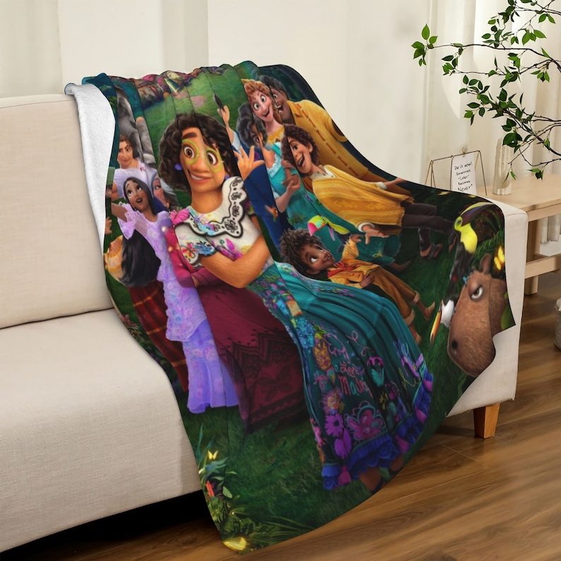 Personalized Encanto Quilt Blanket Bedding Set for Home Decor and Picnic - Great Gifts for Family - Image 4
