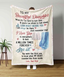 Personalized Family Quilt Blanket For Girls - Great Gifts for Family