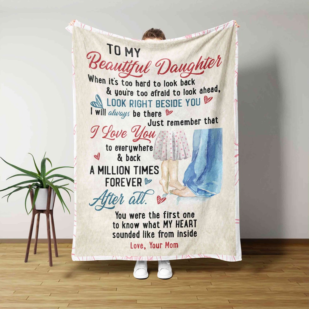 Personalized Family Quilt Blanket For Girls - Great Gifts for Family