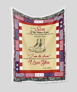 Personalized Family To My Son Blanket Quilt - Perfect Gift for Kids, Home Decoration