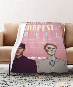 Personalized Grand Budapest Hotel Quilt Blanket - Great Gifts for Family and Home Decoration