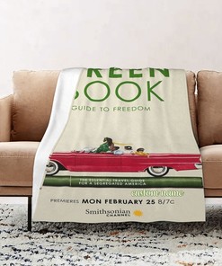 Personalized Green Book Quilt Blanket Bedding Set for Sofa and Living Room Decor