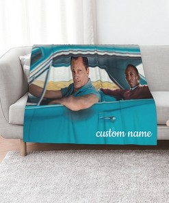 Personalized Green Book Quilt Blanket Set for Home Decoration and Picnic - Suitable for Bedroom Decor