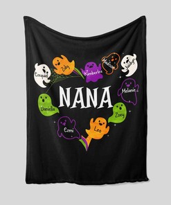 Personalized Halloween Grandpa Blanket Quilt Bedding Set - Suitable for Picnic