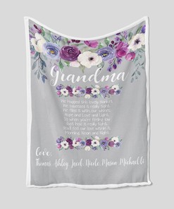 Personalized Halloween Grandparents Quilt Blanket - Home Decoration