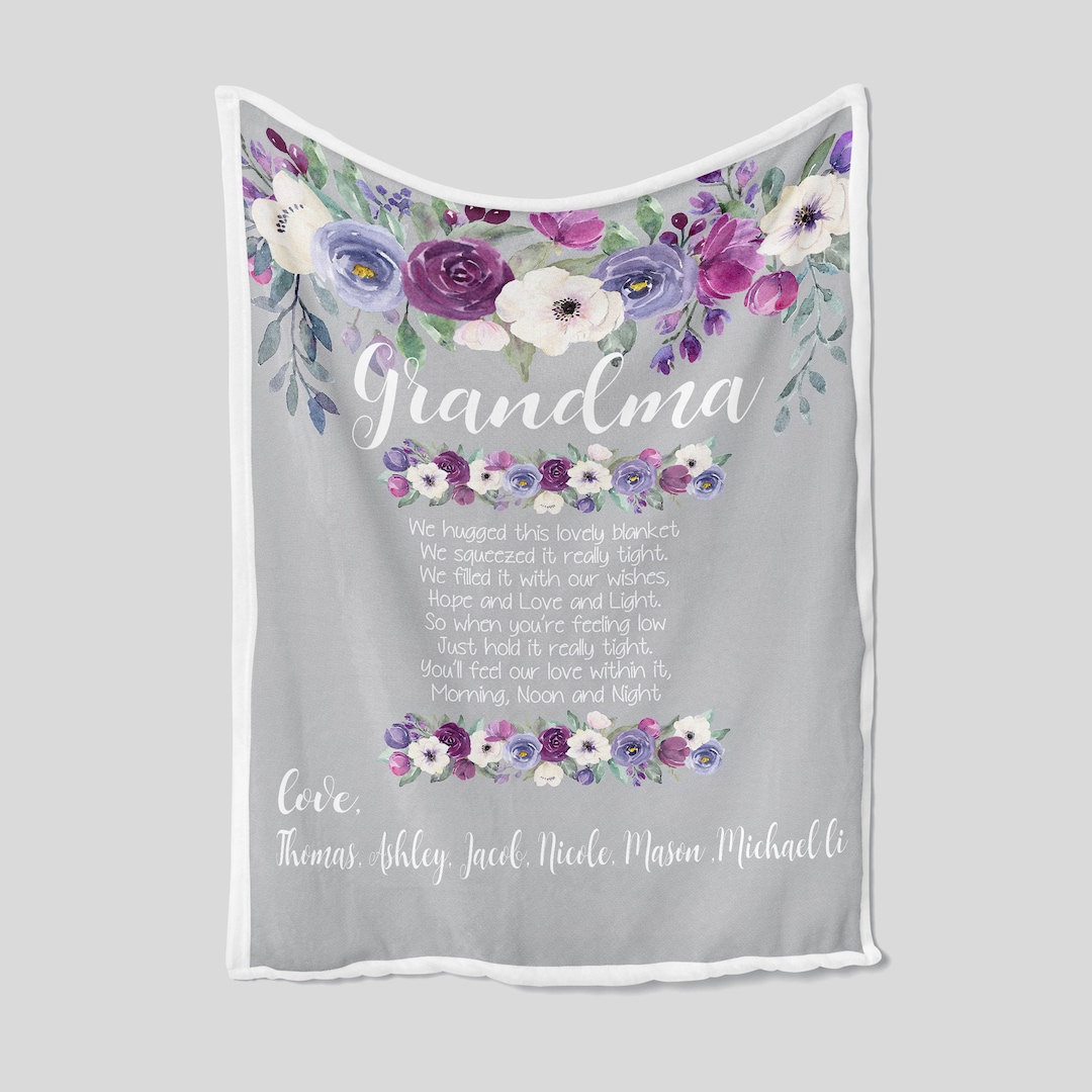 Personalized Halloween Grandparents Quilt Blanket - Home Decoration