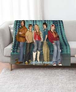 Personalized Hannah Montana Movie Quilt Blanket Set - Great Gifts for Family, Home Decoration, Sofa Blanket