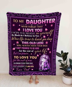 Personalized Letter Quilt Blanket For Daughter - Great Gifts for Family