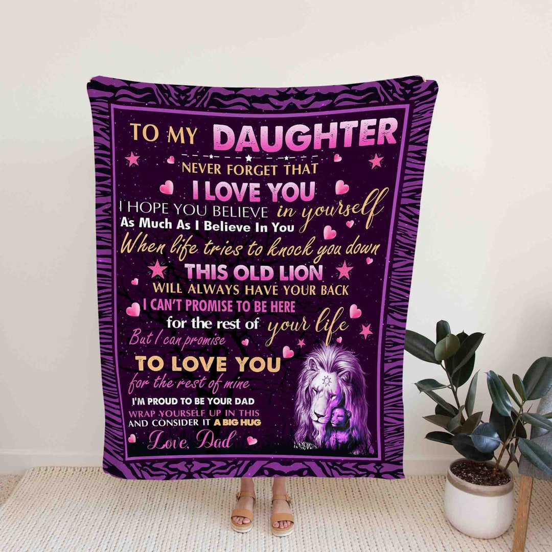 Personalized Letter Quilt Blanket For Daughter - Great Gifts for Family