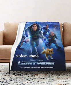 Personalized Lightyear Quilt Blanket for Home Decor and Picnic - Great Gifts for Family