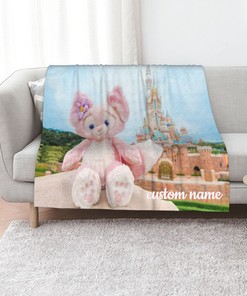 Personalized LinaBell Quilt Blanket Set - Great Gifts for Family and Home Decoration