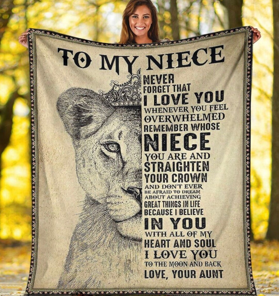 Personalized Lion King Family Quilt Blanket Bedding Set - Unique Gift for Kids, Home Decoration