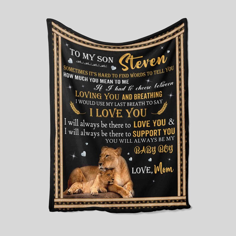 Personalized Lion King Family Quilt Blanket - Unique Gift for Kids, Home Decoration - Image 2