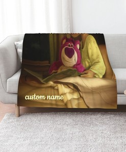 Personalized Lotso Bedding Set Blanket - Home Decoration