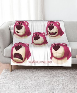 Personalized Lotso Quilt Blanket - Great Gifts for Family and Home Decoration