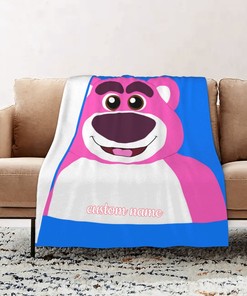 Personalized Lotso Quilt Blanket - Suitable for Home Decoration and Picnic